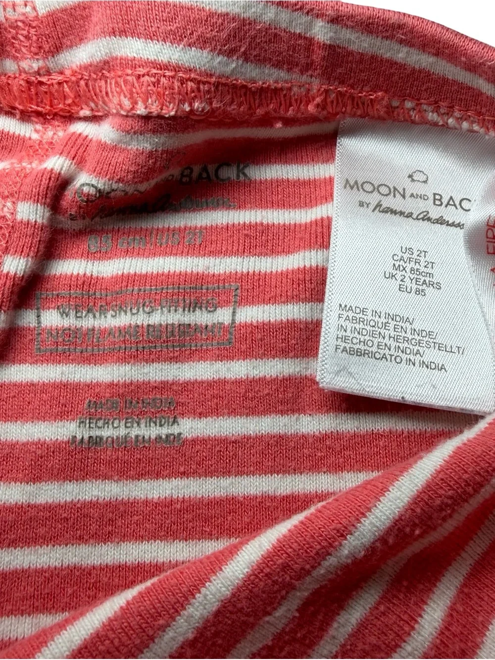 Moon and Back Peachy Red Pajama Pants